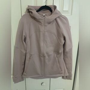EUC Lululemon Fleece Flurry Jacket, Mink Berry, Size 12
